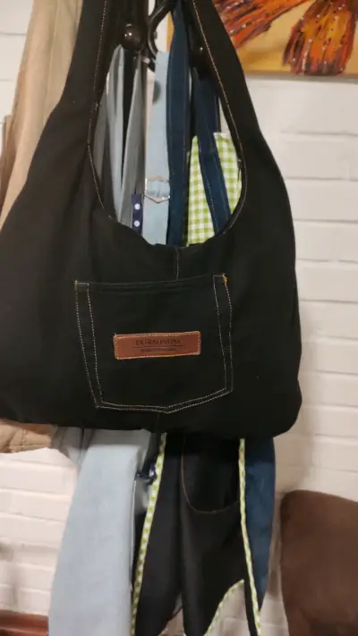 Bolso de mezclilla reciclada - miniatura 1