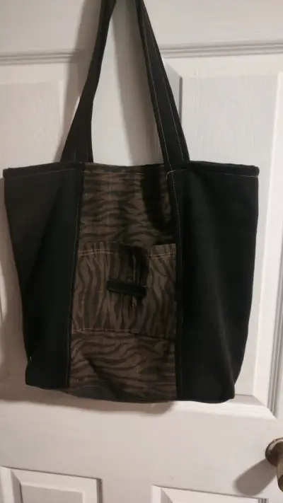 Bolso de mezclilla reciclada - miniatura 3