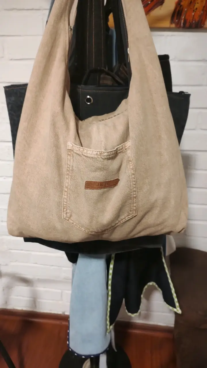 Bolso de mezclilla reciclada - 5