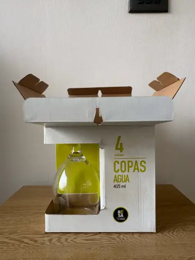 Juego de 4 copas de agua 415ml - miniatura 1