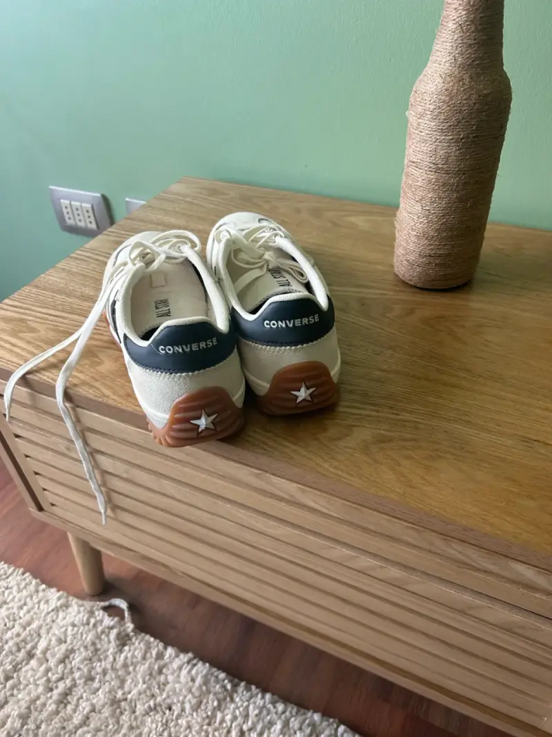 Zapatillas blancas de lona - 3
