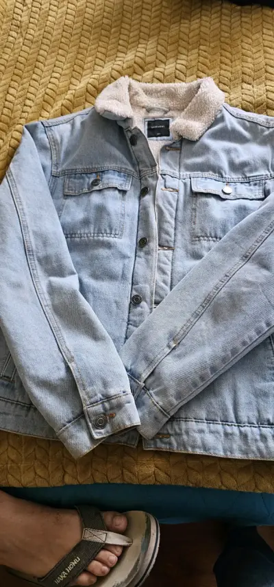 Chaqueta de mezclilla con forro - miniatura 1