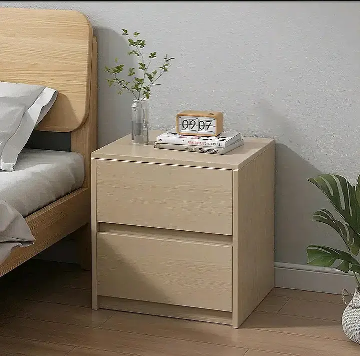 Veladores de madera y melamina estilo nórdico - 3