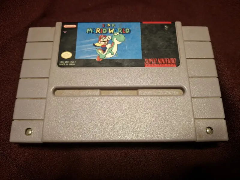 Cartucho Super Mario World SNES