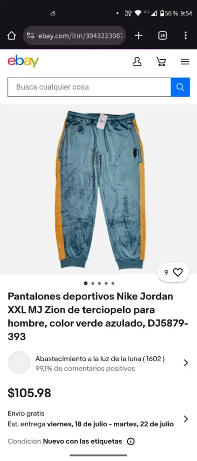 Chándal de terciopelo Nike Jordan(Original) - miniatura 2