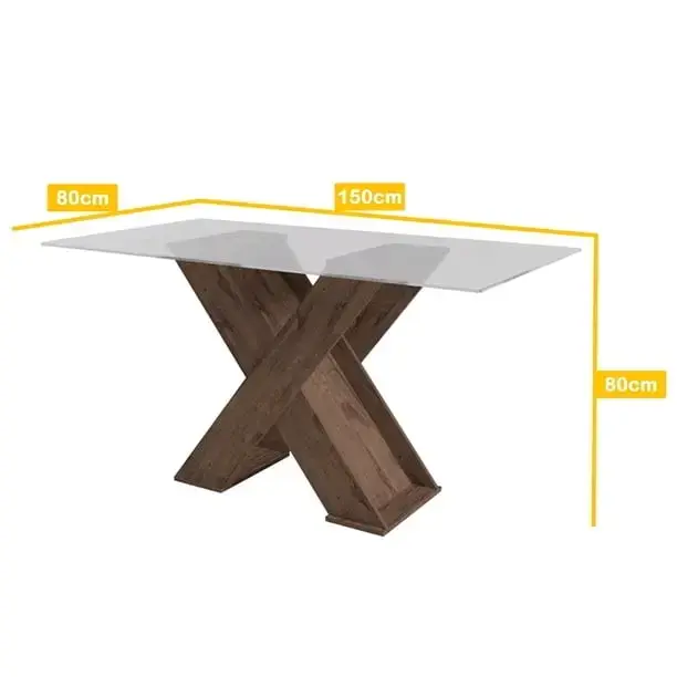 Comedor de vidrio con seis sillas - 5