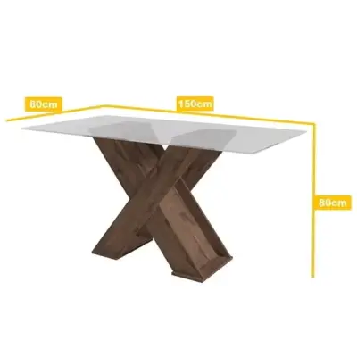Comedor de vidrio con seis sillas - miniatura 5