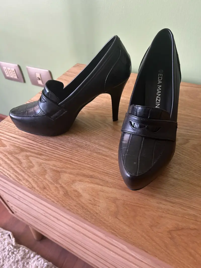 Zapatos negros de cuero Eda MANZINI - 4