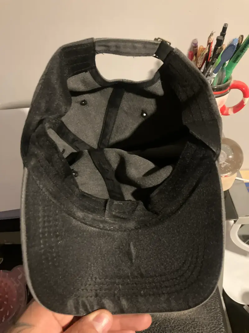 Gorra Jockey Negra - Diseño de un Gato - 2