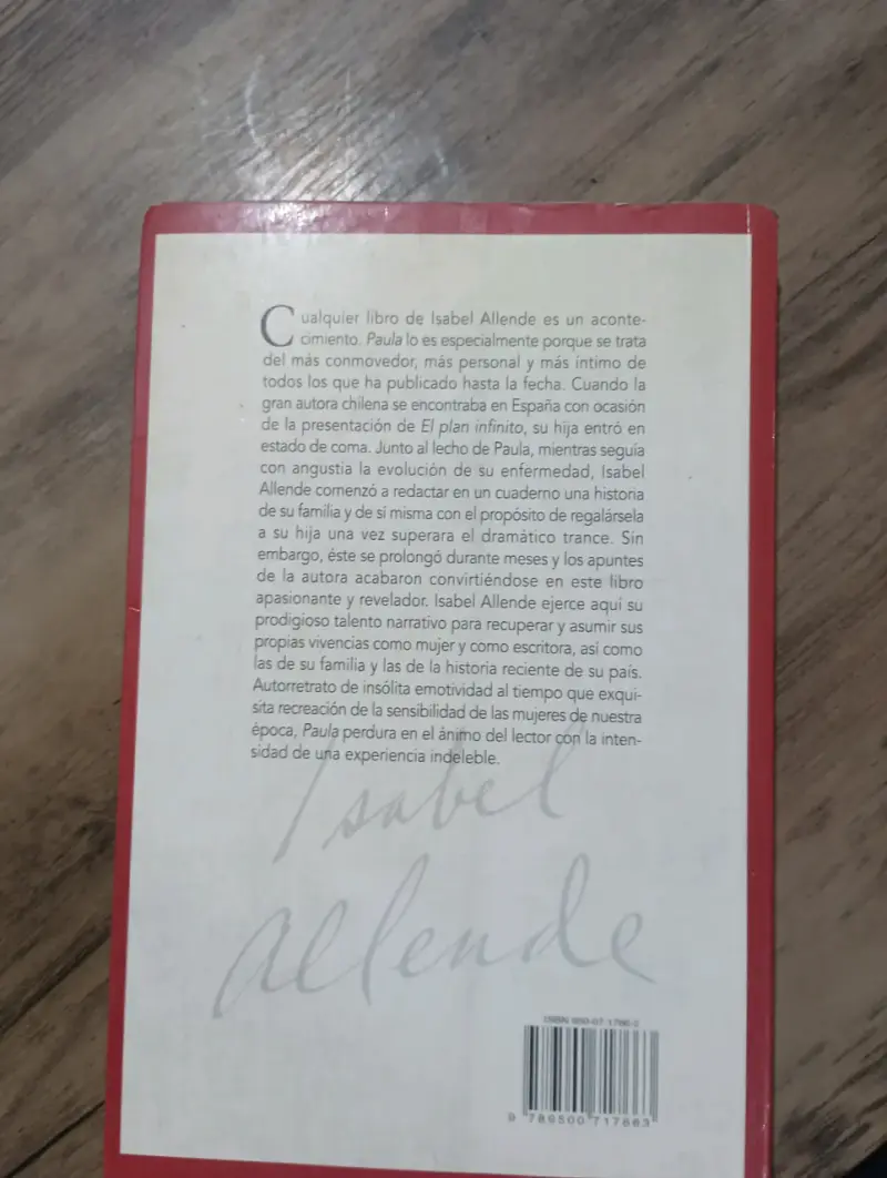 Libro Paula de Isabel Allende - 2