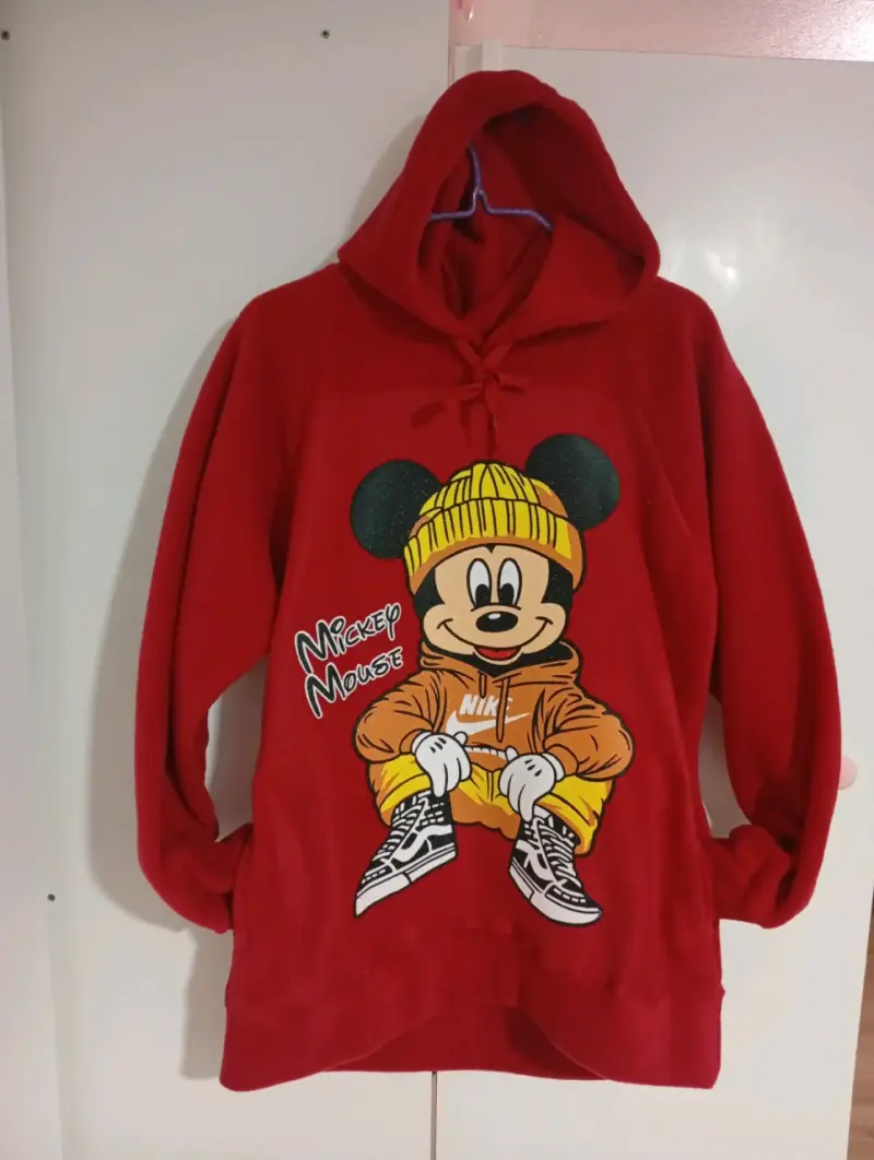 Polerón rojo de Mickey Mouse y mini - 4