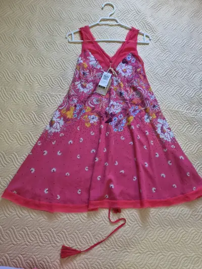 Vestido estampado rosa nuevo - miniatura 7