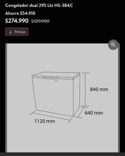 Congelador Magas Home blanco - miniatura 4