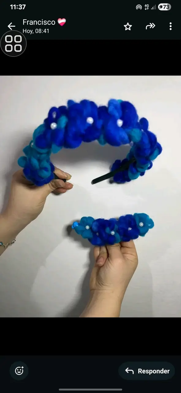 Diadema floreada - 1