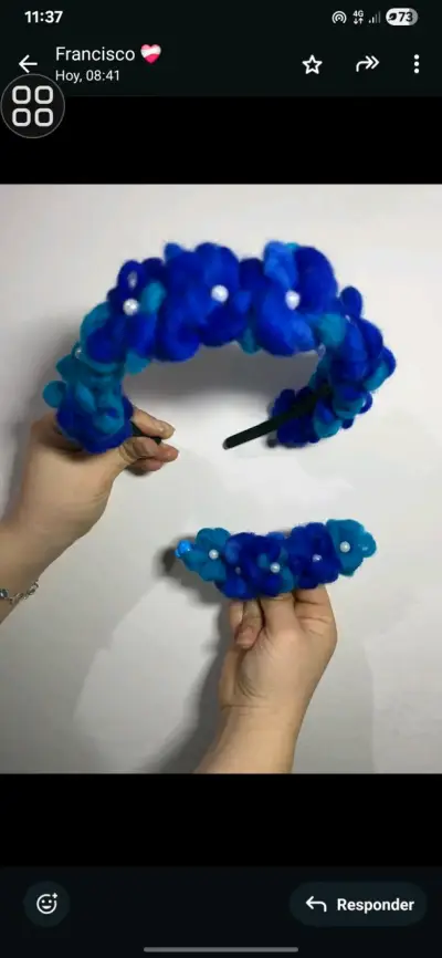 Diadema floreada - miniatura 1