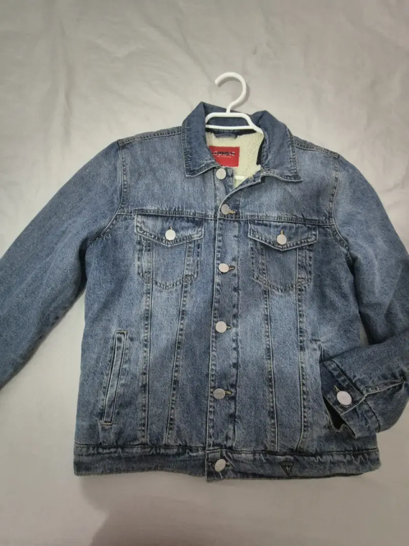 Chaqueta jeans azul Guess - 1