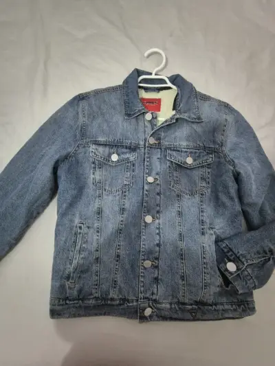 Chaqueta jeans azul Guess - miniatura 1