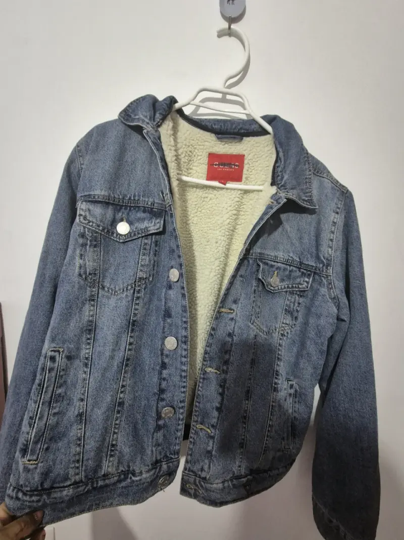 Chaqueta jeans azul Guess - 3