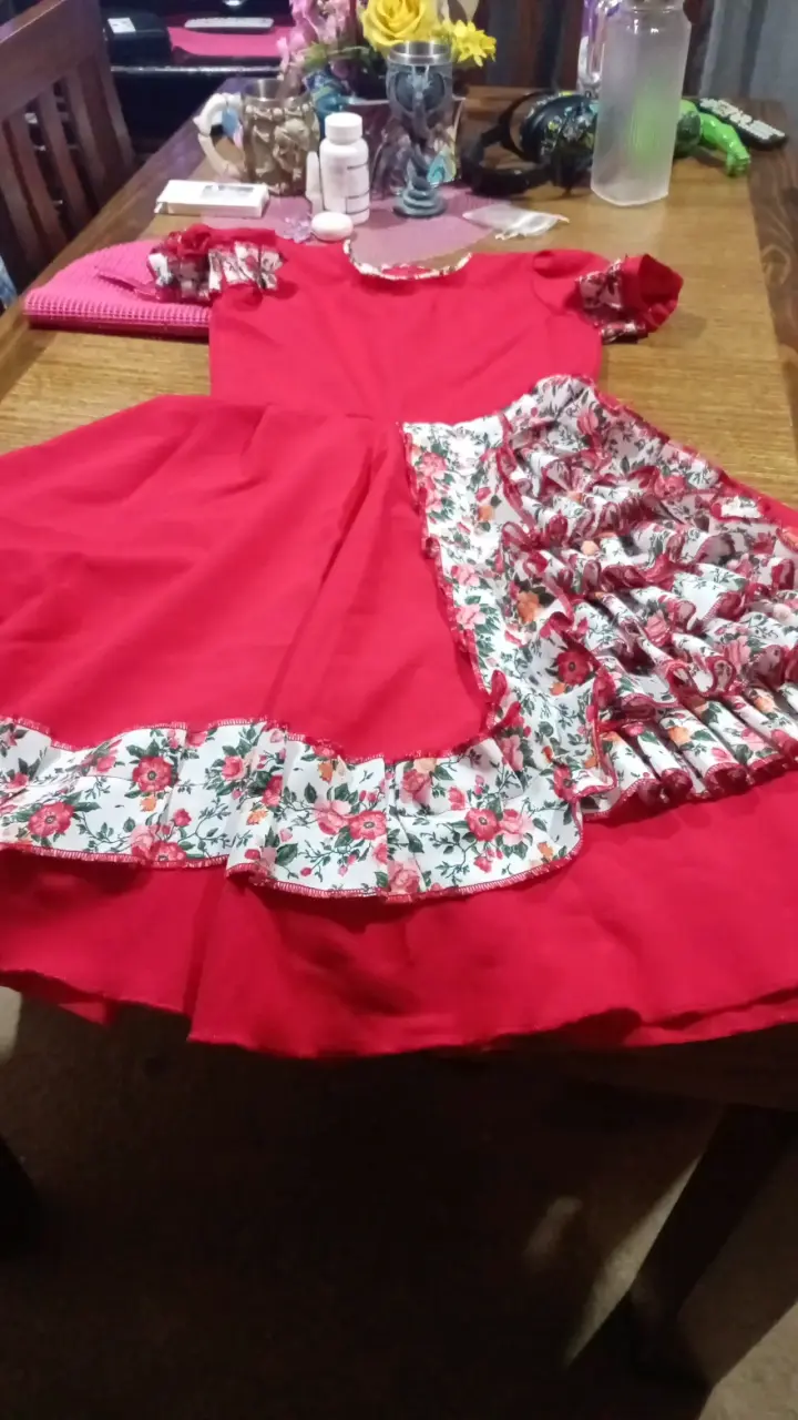 Vestido floral amarillo infantil - 2