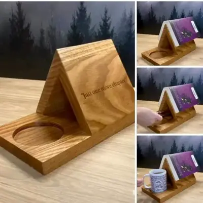 Estante de libros de madera - miniatura 4