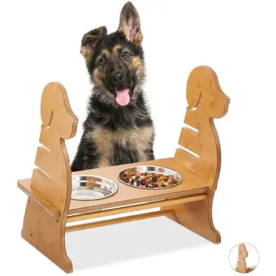 Comedero doble para mascotas - miniatura 1