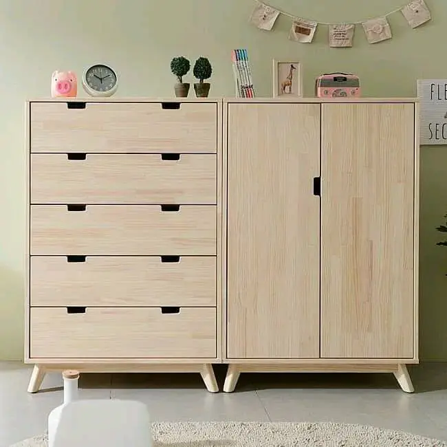 Cómoda de madera minimalista - 2