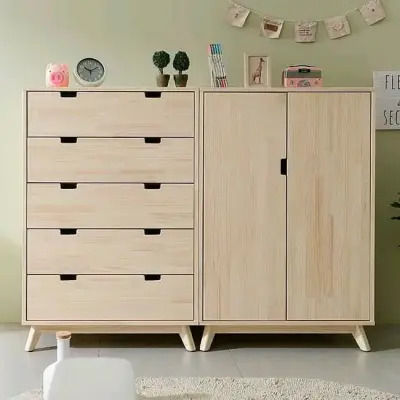 Cómoda de madera minimalista - miniatura 2
