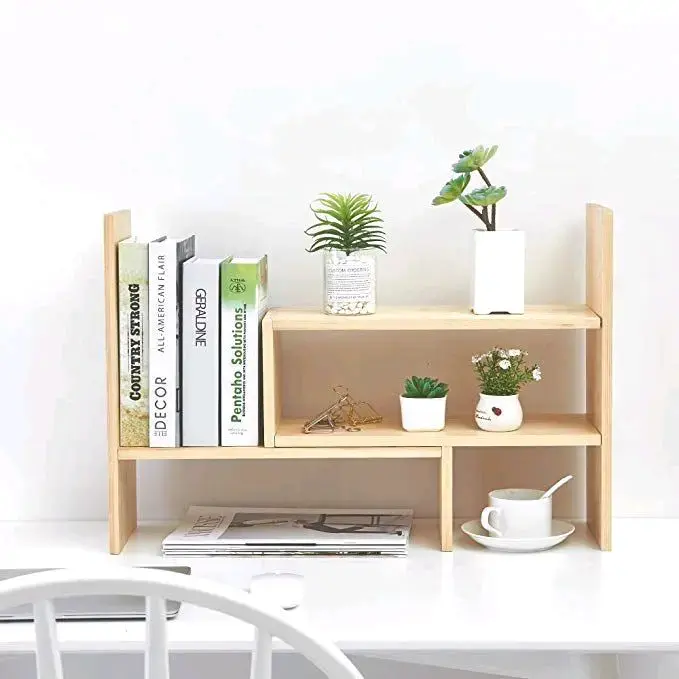 Organizador de escritorio de madera - 3