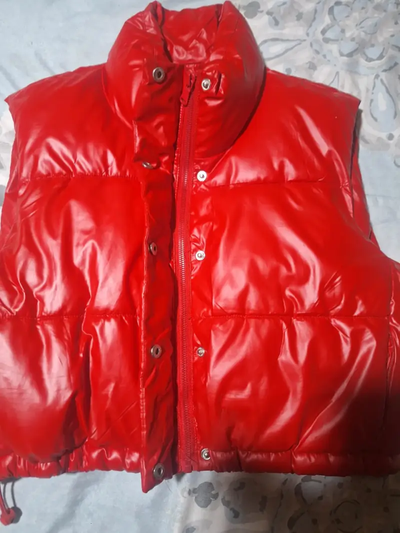 Chaleco acolchado rojo X-XL - 2