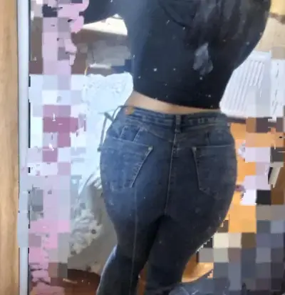 Jeans acampanados azul talle - miniatura 5