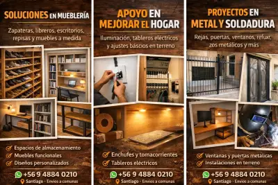 Mueblería/carpintería, electricidad, soldadura - miniatura 1