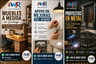 Mueblería/carpintería, electricidad, soldadura - miniatura 3