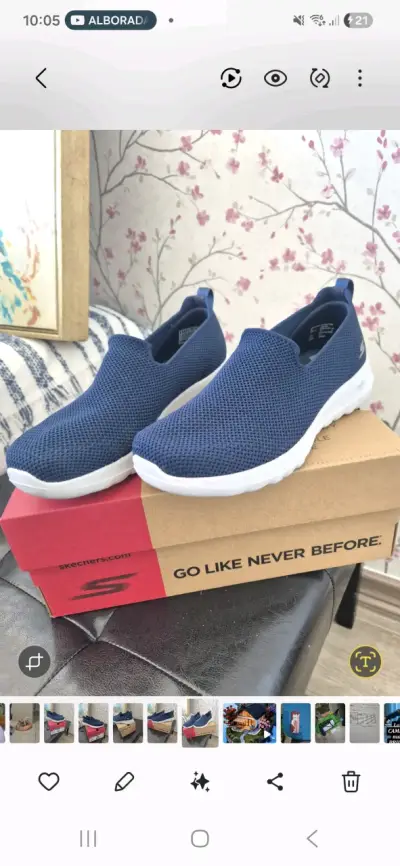 Zapatillas Skechers azul marino - miniatura 3