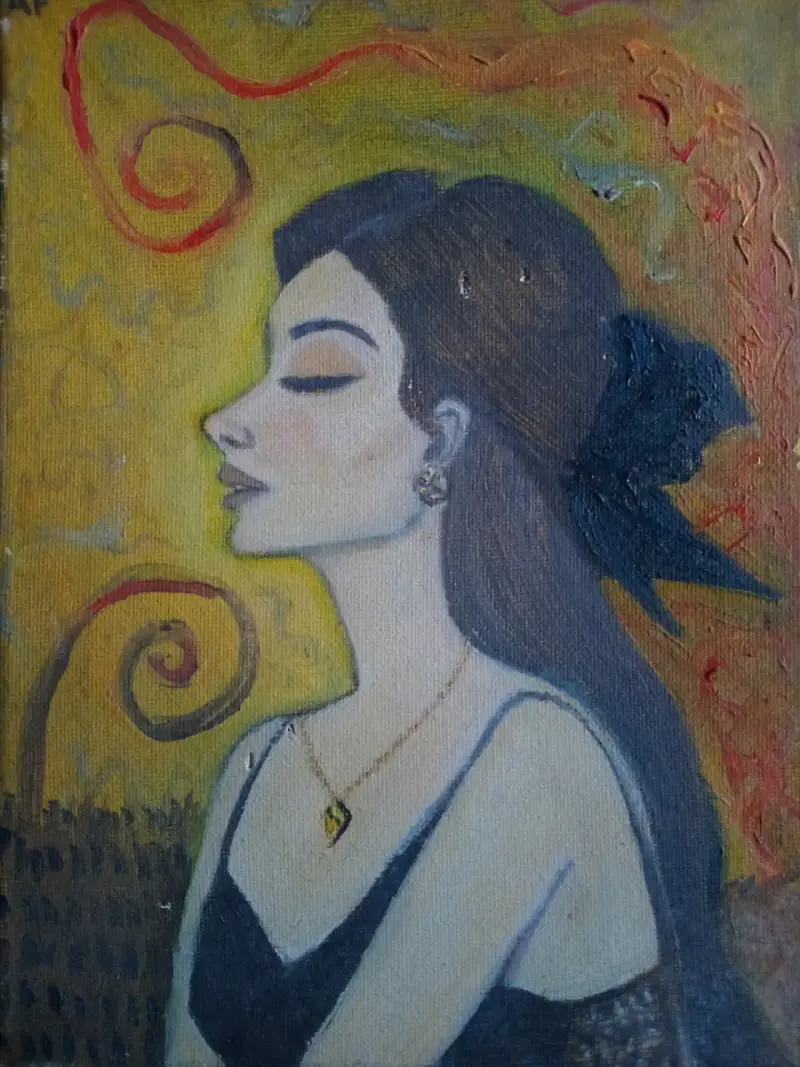 Pintura de retrato artístico - 1