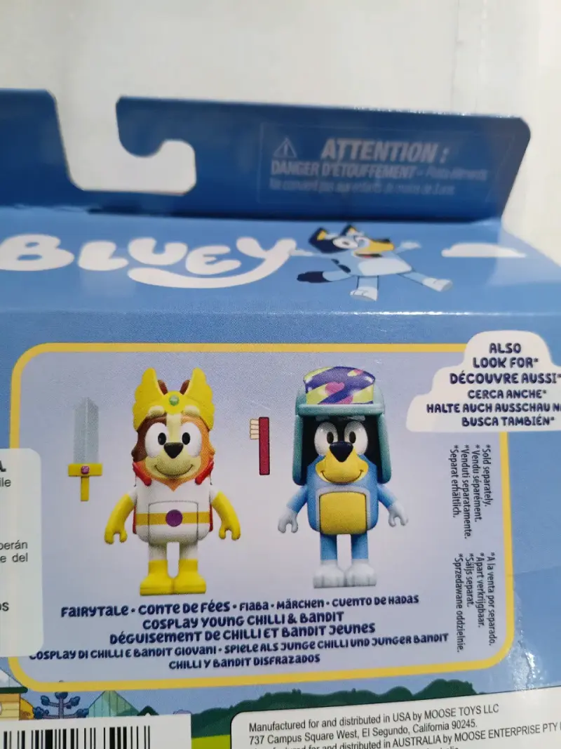 Figuras Bluey Cuento de Hadas - 2