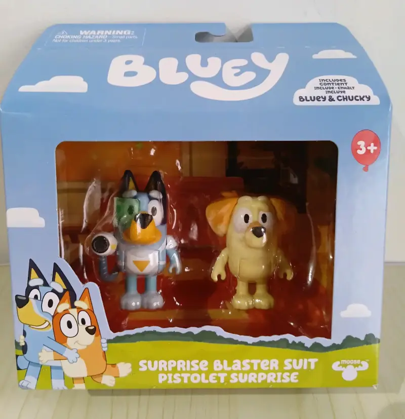 Figuras Bluey y Chucky - 1