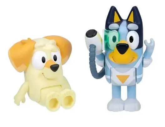 Figuras Bluey y Chucky - 2