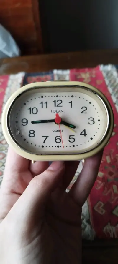 Reloj despertador vintage Tolani - miniatura 2