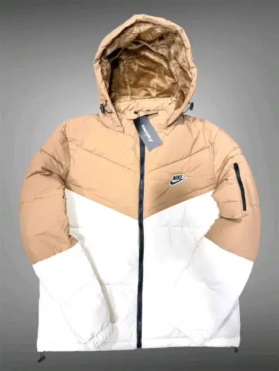 Chaqueta Nike bicolor con capucha - miniatura 1