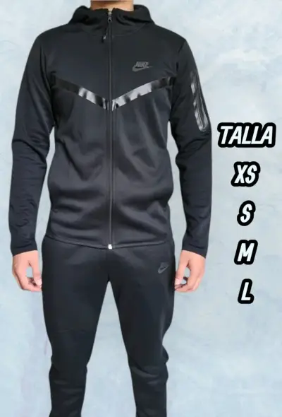 Buzo negro Nike talla XS - miniatura 1