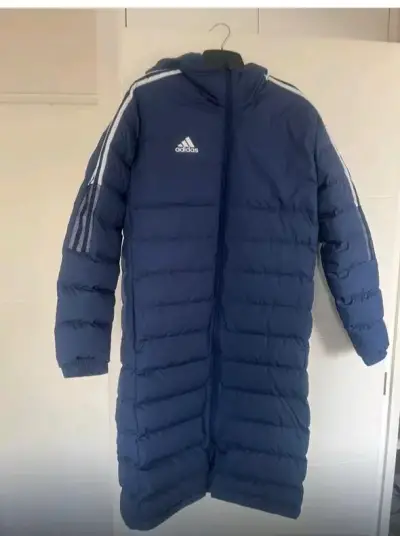 Abrigo largo azul Adidas - miniatura 2