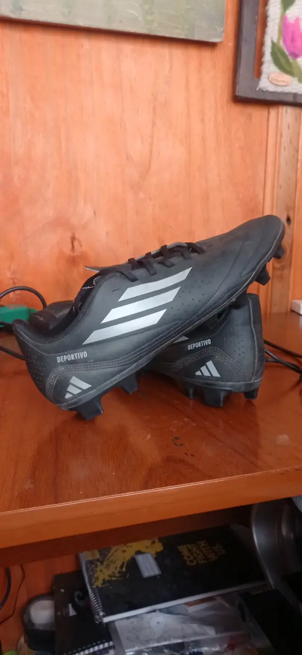 Botines de fútbol negros deportivos - 3