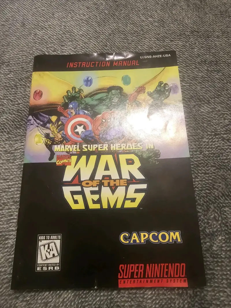 Cartucho SNES War of the Gems - 2