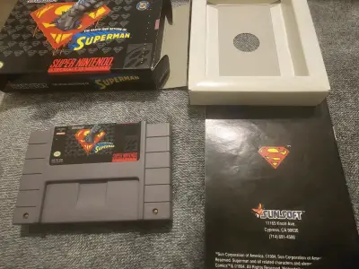 Juego Superman para SNES con caja - miniatura 1