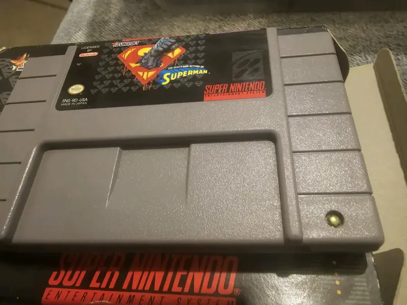 Juego Superman para SNES con caja - 4