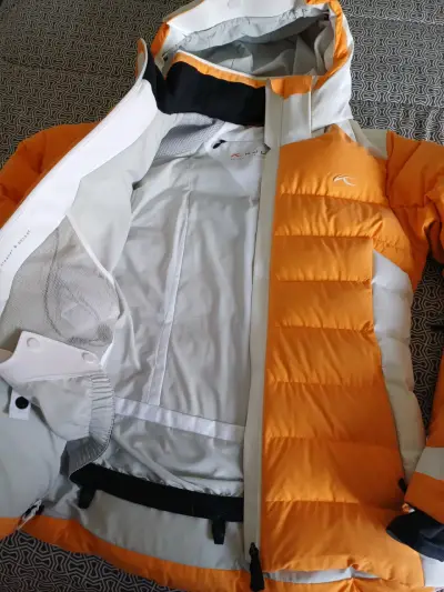 Chaqueta de esquí naranja - miniatura 1