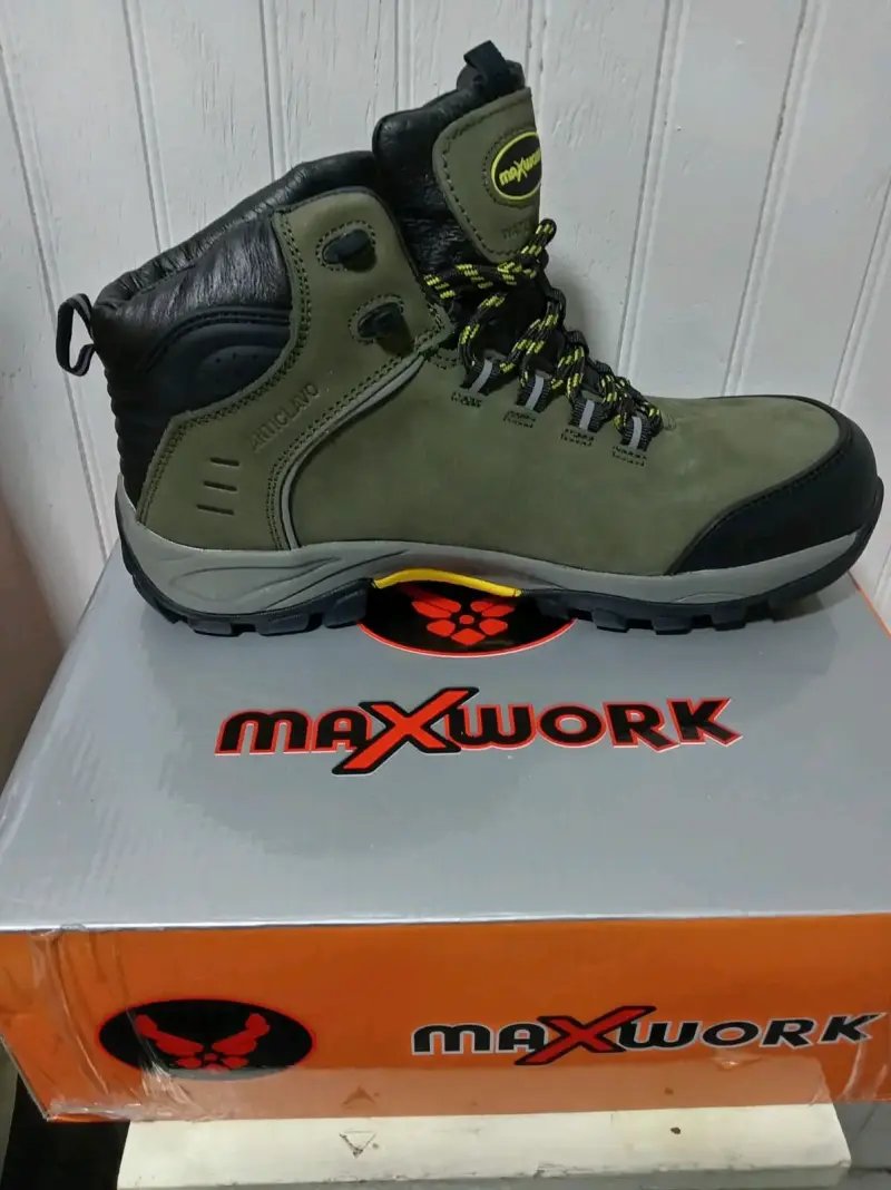 Botas de seguridad Maxwork verdes - 2