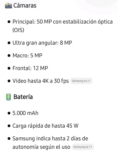 Galaxy A37 5G 256GB Gris - miniatura 4