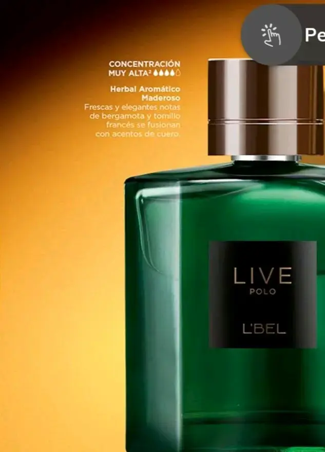 Perfume masculino L'Bel Live - 2