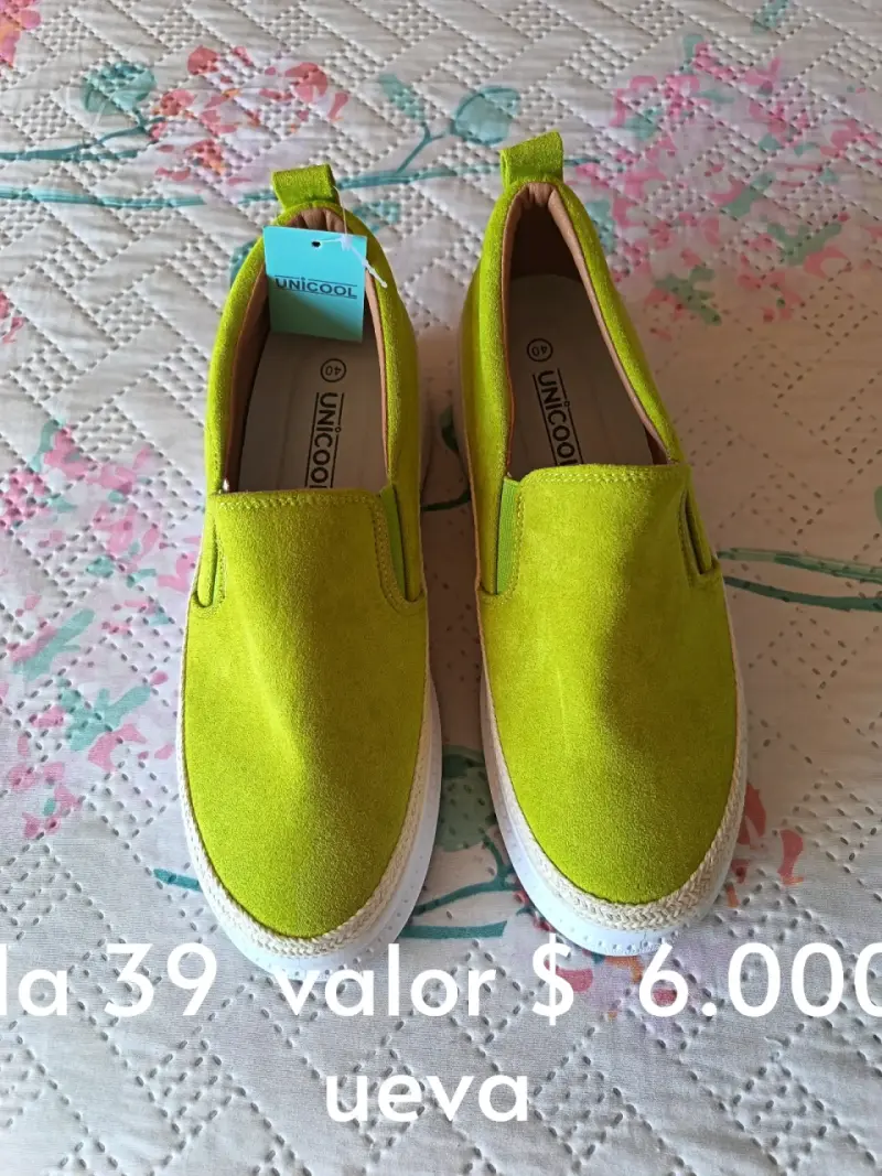 Zapatillas slip-on amarillo neón - 3